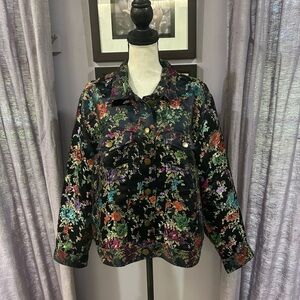 Vintage Spenser Jeremy Metallic Floral Jacket